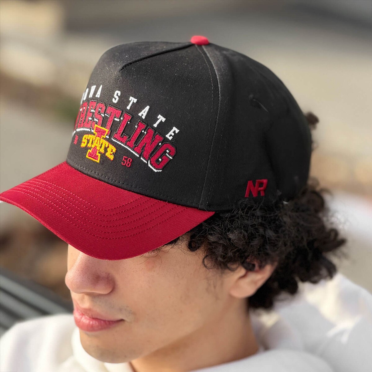 No Rivals I-State Black Wrestling Unstructured Snapback Hat